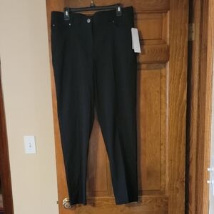 89th & Madison Elegant Black Trousers
